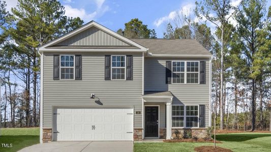 New construction Single-Family house 214 Palm Drive, Sanford, NC 27332 BELHAVEN- photo 0