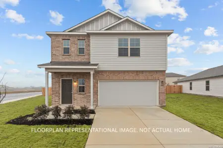 New construction Single-Family house 6811 Falcor Frst, San Antonio, TX 78253 plan Dogwood - 30' Smart Series - image