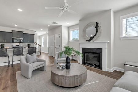 New construction Townhouse house 1516 Thurcroft Ln, Lawrenceville, GA 30043 - image 6