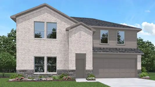 New construction Single-Family house 20675 Miller Heights Dr, New Caney, TX 77357 plan Perry - image