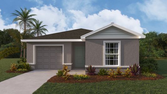 New construction Single-Family house 8058 Cedar Key Wy, Lehigh Acres, FL 33971 plan CAMERON - image
