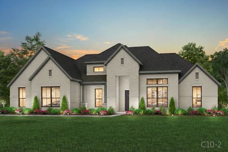 New construction Single-Family house 109 Lana Gdn Wy, Waxahachie, TX 75165 plan Barcelona - image