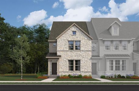 New construction Townhouse house 7851 Manilla Drive, Rowlett, TX 75088 Caspian- photo 0