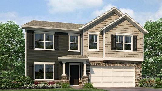 New construction Single-Family house 3054 Sassafras Trl, Gastonia, NC 28056 plan HANOVER - image