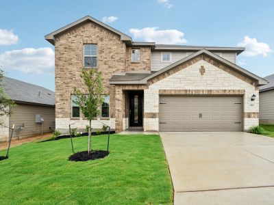 Front exterior of the Kessler floorplan at a Meritage Homes community. Front exterior of the Kessler floorplan at a Meritage Homes community.