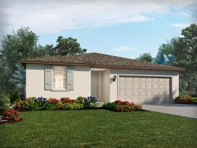 New construction Single-Family house 1628 Coolridge Pl, Zephyrhills, FL 33541 plan Foxglove - image