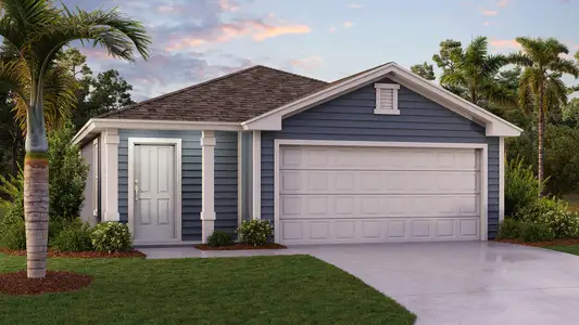 New construction Single-Family house 504 Grand Reserve Dr, Bunnell, FL 32110 plan Willow - image