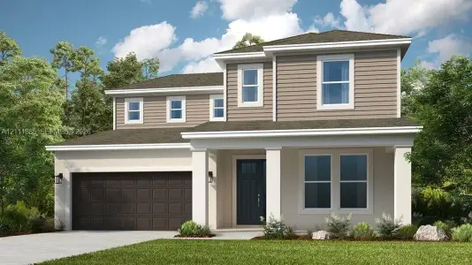 New construction Single-Family house 609 Se Ranch Oak Cir, Port St. Lucie, FL 34984 plan Bermuda - image
