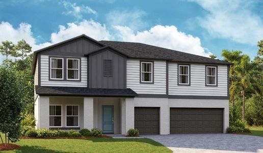 New construction Single-Family house 9886 Annunciation Dr, Wesley Chapel, FL 33545 - image