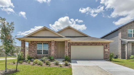 New construction Single-Family house 1915 Garden Dew, Katy, TX 77493 Cottonwood T- photo 0