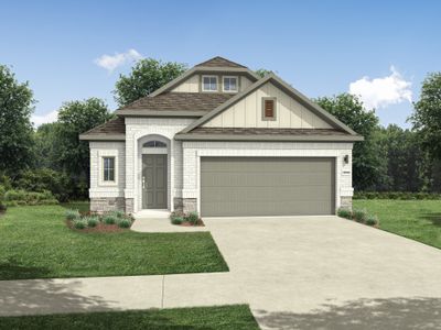 New construction Single-Family house 186 Hornet St, Elgin, TX 78621 plan Pecan II | Trinity Ranch - image