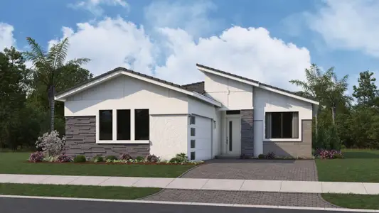 New construction Single-Family house 14060 Bastille St, Palm Beach Gardens, FL 33412 plan Leslie - image