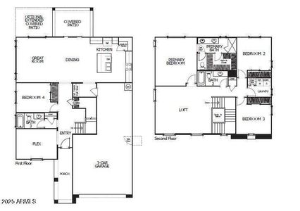 New construction Single-Family house 25348 W Bowker St, Buckeye, AZ 85326 plan Plan 4004 - image
