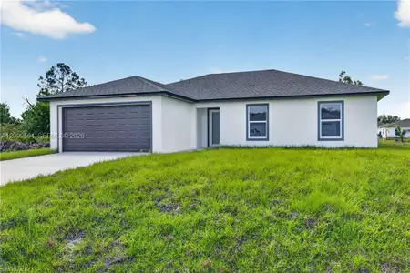 New construction Single-Family house 341 S Long Ave, Lehigh Acres, FL 33974 - image