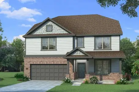 New construction Single-Family house 19211 Trinity Terrace Ln, Spring, TX 77379 plan Cypress II Trinity Grove Country - image