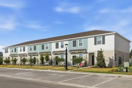 New construction Townhouse house 14004 Textile Run, Parrish, FL 34219 plan Hazel - image