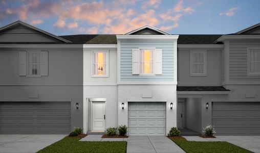 New construction Townhouse house 678 NE Waters Edge Lane, Port Saint Lucie, FL 34983 - photo 0