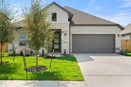 New construction Single-Family house 16317 Smithers Rd, Manor, TX 78653 plan Clebourne - image