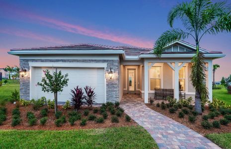 New construction Single-Family house 13490 Sw Vermillion Cir, Port Saint Lucie, FL 34987 Mystique- photo 0