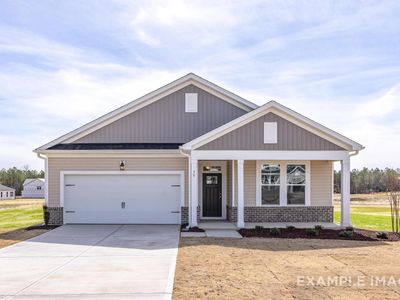 New construction Single-Family house 76 Charred Oak Ct, Lillington, NC 27546 plan The Franklin C - image