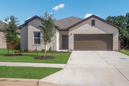 New construction Single-Family house 2432 Ambling Trl, Georgetown, TX 78628 Oaks 1754- photo 0