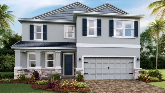 New construction Single-Family house 35600 Lowery Trl, Zephyrhills, FL 33541 plan Coral - image