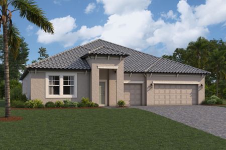 New construction Single-Family house 2081 Drummond Pt, Zephyrhills, FL 33541 plan Corina Xl - image
