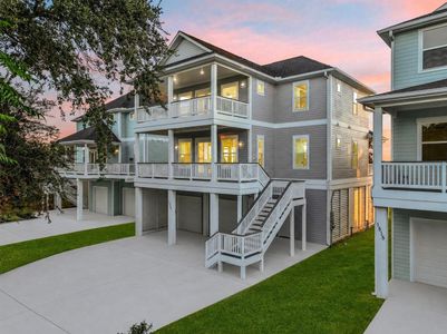 New construction Single-Family house 1517 Bayou Shore Dr, Galveston, TX 77551 - image