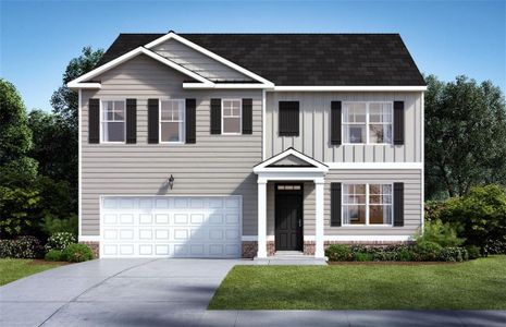 New construction Single-Family house 8610 Preakness Pass, Lithonia, GA 30058 Hayden- photo 0