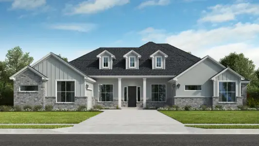 New construction Single-Family house 2840 Monte Ranch Trl, Leander, TX 78641 plan Bulverde II - image