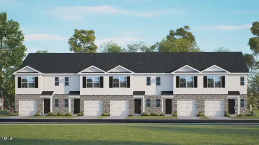 New construction Townhouse house 130 Rusling Leaf Dr, Fuquay Varina, NC 27526 plan PEARSON - image