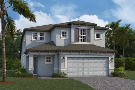 New construction Single-Family house 13680 Brushleaf Ct, Hudson, FL 34669 plan Huntington - image