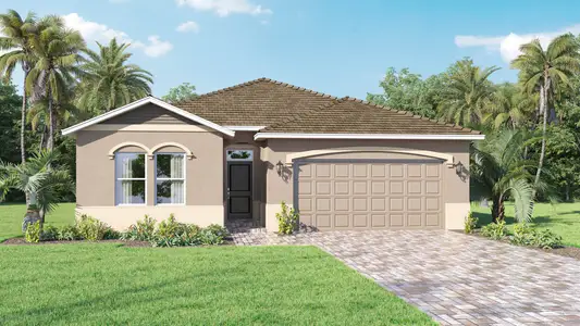 New construction Single-Family house 1201 Mandrake Ln Se, Palm Bay, FL 32909 plan Bristol - image