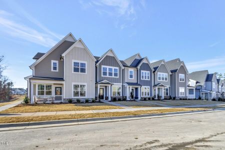 New construction Townhouse house 3181 Mission Olive Pl, New Hill, NC 27562 null- photo 34 34