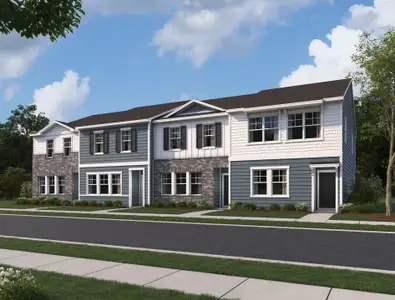New construction Townhouse house 3056 Fulong Dr, Durham, NC 27704 plan Celestial - image
