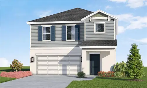 New construction Single-Family house 13127 Cedar Elm Lane, Parrish, FL 34219 The Plumeria- photo 1 1