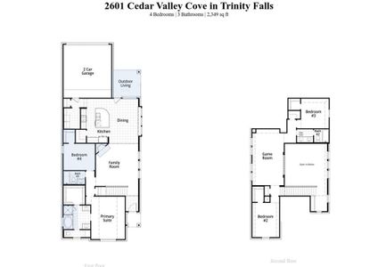 New construction Single-Family house 2601 Cedar Valley Cv, McKinney, TX 75071 Warrenton Plan- photo 1 1