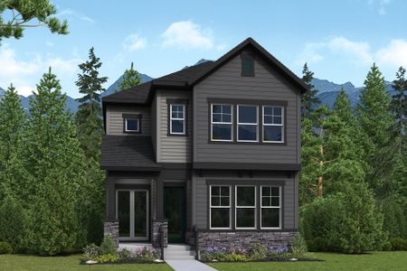 New construction Single-Family house 6731 Knapp Dr, Colorado Springs, CO 80924 plan The Castlegate - image