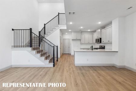 Your new home offers a neutral color palette featuring classic colors paired with beautiful flooring.    REPRESENTATIVE PHOTO