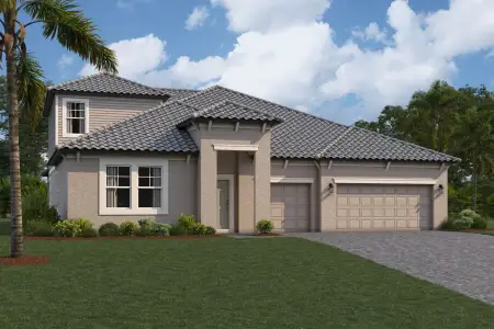 New construction Single-Family house 2081 Drummond Pt, Zephyrhills, FL 33541 plan Corina Bonus Xl - image