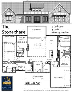 New construction Single-Family house 126 Woodford Dr, Roopville, GA 30170 plan Stonechase - image