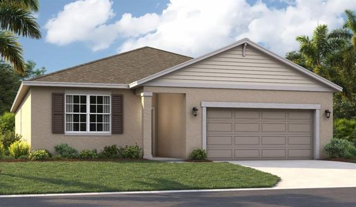 New construction Single-Family house 3577 Dahlia Drive, Haines City, FL 33844 The Seaton- photo 0