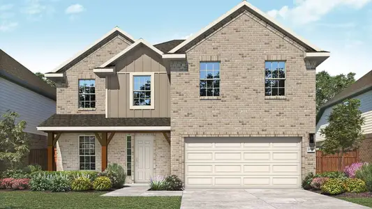 New construction Single-Family house 1232 Terrace View Dr, Georgetown, TX 78628 plan Mimosa - image