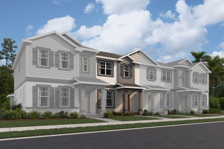 New construction Townhouse house 438 Lady Palm St, Apopka, FL 32703 plan Rutland - image