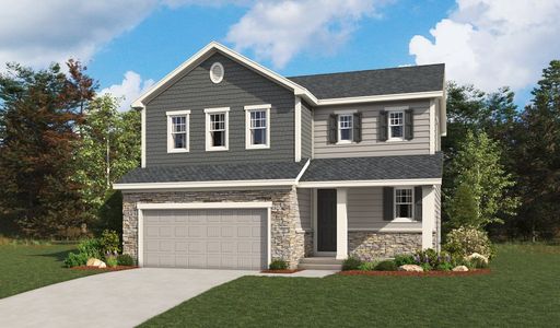 New construction Single-Family house 4487 Boone Cir, Brighton, CO 80601 Coral- photo 1 1