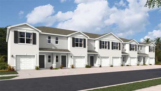 New construction Townhouse house 17436 Haysack Terrace, Bradenton, FL 34211 Pearson- photo 0