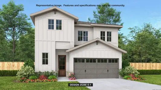 New construction Single-Family house 1950 Friedrich Wy, New Braunfels, TX 78130 plan 2528E - image