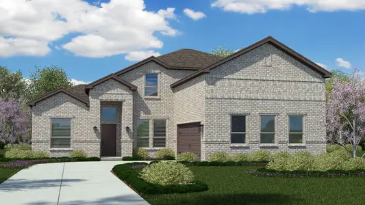New construction Single-Family house 4927 Simmental Dr, Arlington, TX 76001 plan Valley Spring - image