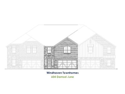 New construction Single-Family house 604 Damsel June 5Xa, Lewisville, TX 75056 plan TH Building 11 Unit 2 W - image