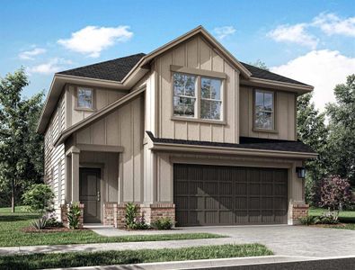 New construction Single-Family house 21818 White Bellflower Lane, Cypress, TX 77433 Guadalupe- photo 0